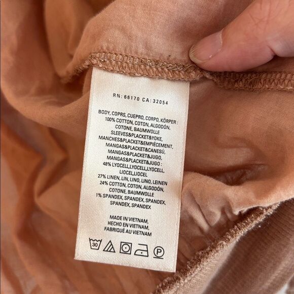 Anthropologie HEI HEI Hilltop Lightweight Size M Rose Cotton Bomber Jacket Women - Picture 6 of 8